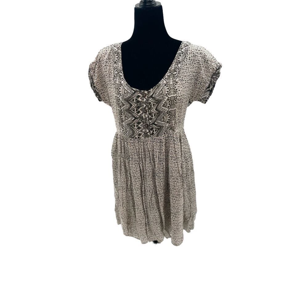 Free People scrunched baby doll dress Size Small